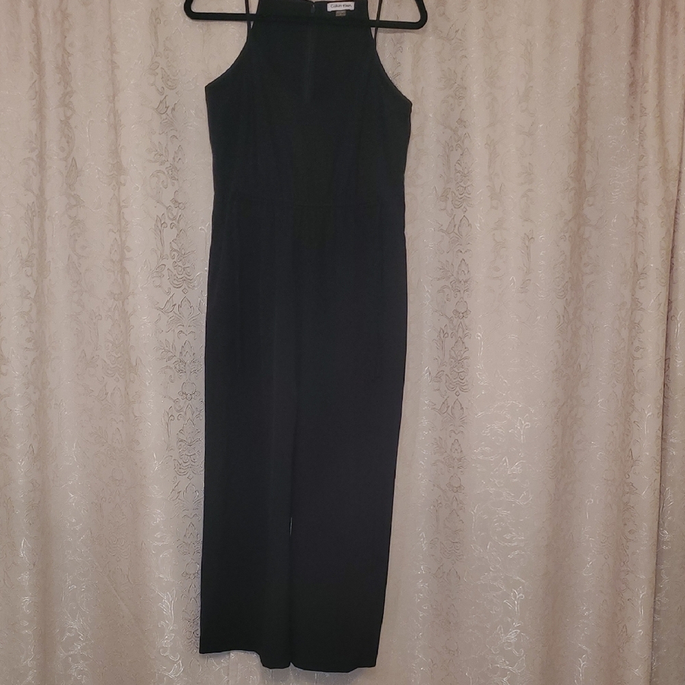 Calvin Klein Black Strapless Jumpsuit